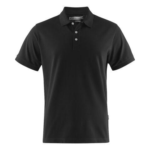 JAMES HARVEST SUNSET POLO PIQUE SLIM FIT HOMMES NOIR - TAILLE XL