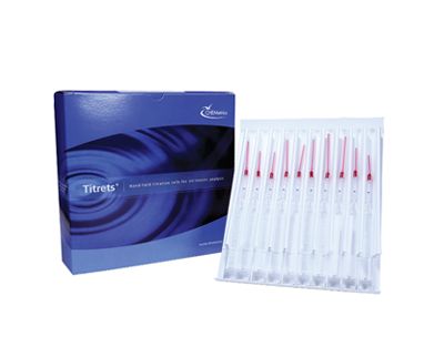 Kit d’analyse visuelle du Chlorure, 10000-100000 ppm. Type : Titrets Kit. 30unités, marque Chemetrics - Ref.: NBD015_0