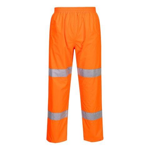 LOT DE 2 - PORTWEST S165 PANTALON LÉGER PLIABLE HV ORANGE - TAILLE XL - STANDARD