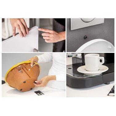 LOT DE 3 - BUMPON PASTILLES ANTI-BRUIT/ANTI-GLISSE, ROND, 22,3 MM