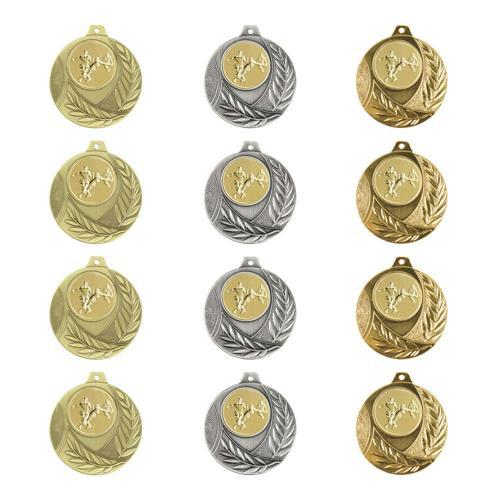 MÉDAILLE CHALLENGE AVEC CORDONS