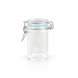 Packnwood FHC - 24Pcs - Mini bocal en verre avec joint silicone bleu clair - H85mm 65ml - bleu Verre en cristal 210BOKA65_0