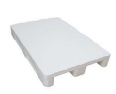 Palette en plastique 1200 x 800 mm - entièrement fermée - plateau lisse - PEHD - recyclable_0