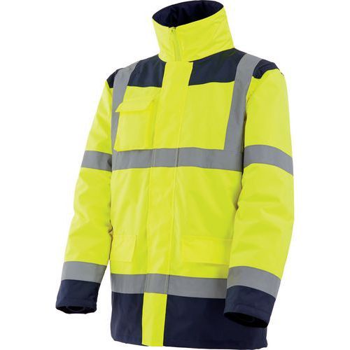 PARKA 4 EN 1 HAUTE VISIBILITÉ JAUNE DE TAILLE L - SINGER SAFETY