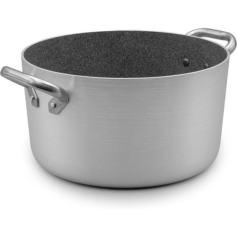 Pentole Agnelli Casserole Haute ø 36 Shark Skin 2 Poignées - aluminium 8007441722050_0