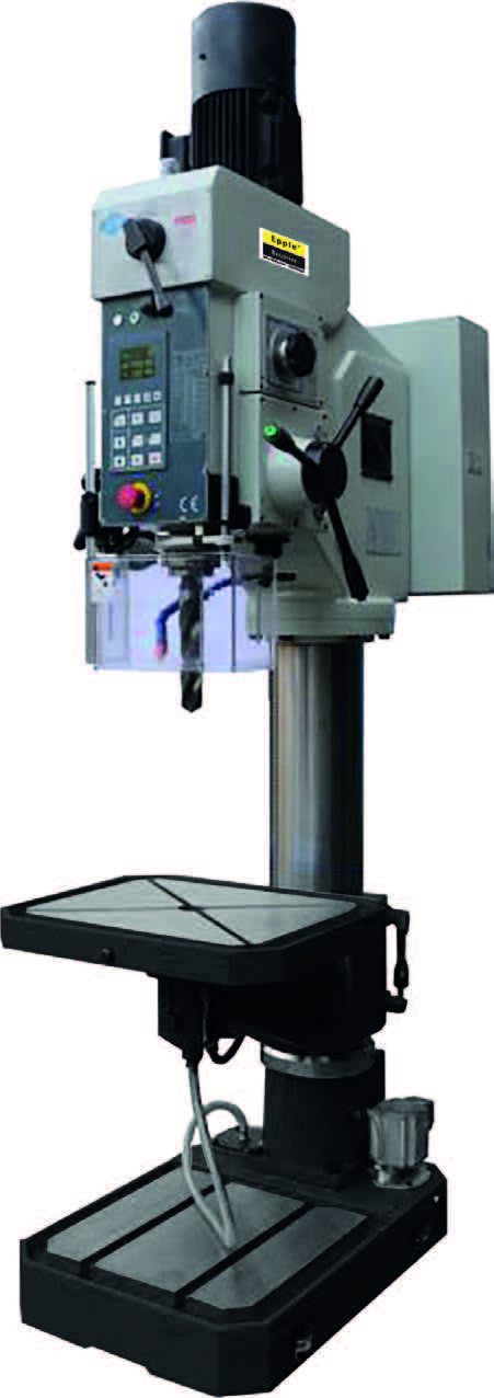 Perceuse à colonne robuste à tête d'engrenage - GB 50 NC VARIO avec mandrin rapide et système de refroidissement intégré_0