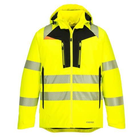 PORTWEST DX461 PARKA HV DX4 JAUNE/NOIR - TAILLE XL