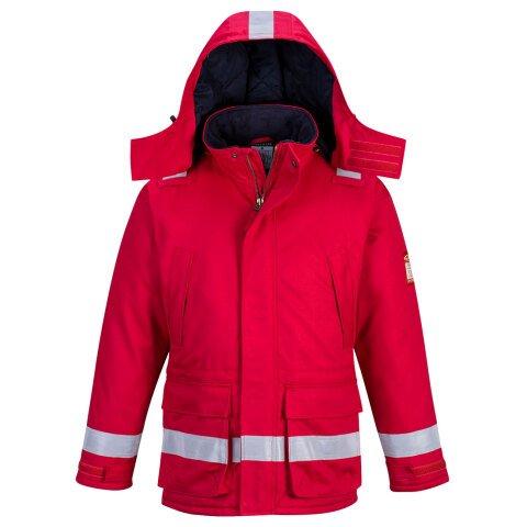 PORTWEST FR59 PARKA HIVER FR ANTI-STATIQUE ROUGE - TAILLE M