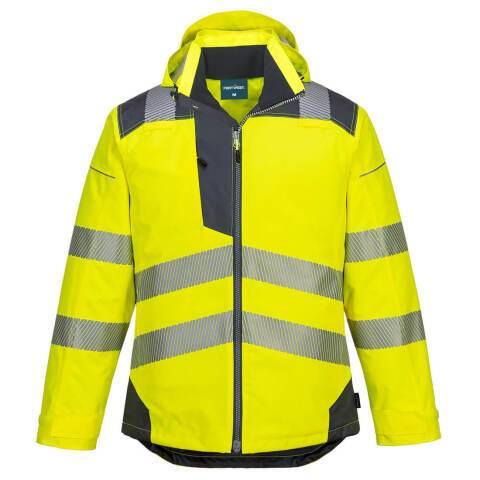 PORTWEST T400 PARKA HV PW3 JAUNE/GRIS - TAILLE M