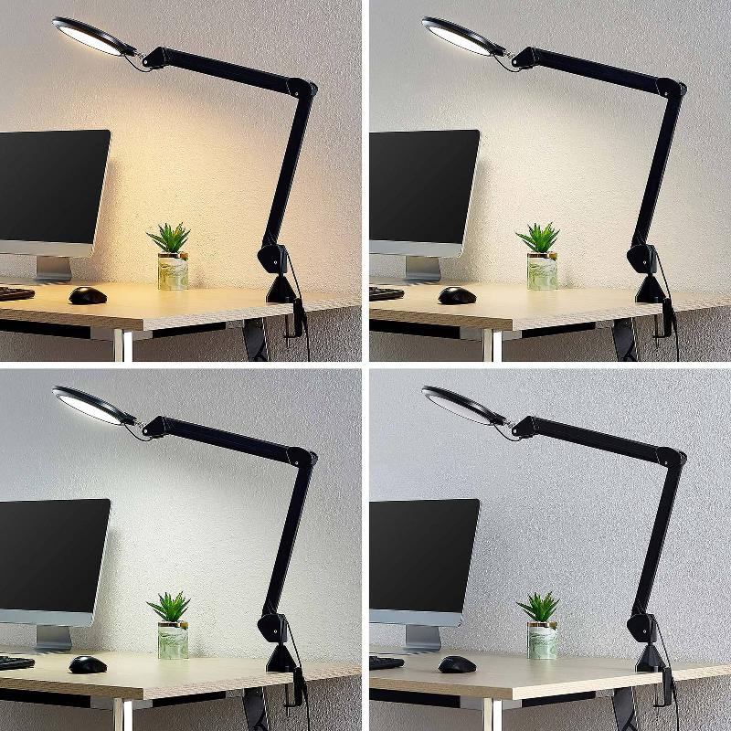PRIOS TAMAVEO LAMPE À PINCE LED, DIMMABLE