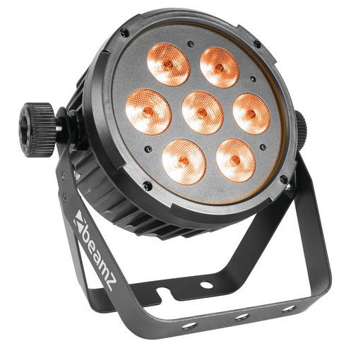 PROJECTEUR LED 7 X 10 W 6-1 RGBWA-UV DMX IRC - BT280