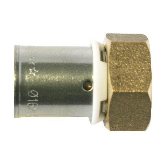 Raccord à sertir fixe femelle per d16 f3/4 - SOMATHERM - 3306-16-20 - 762079_0