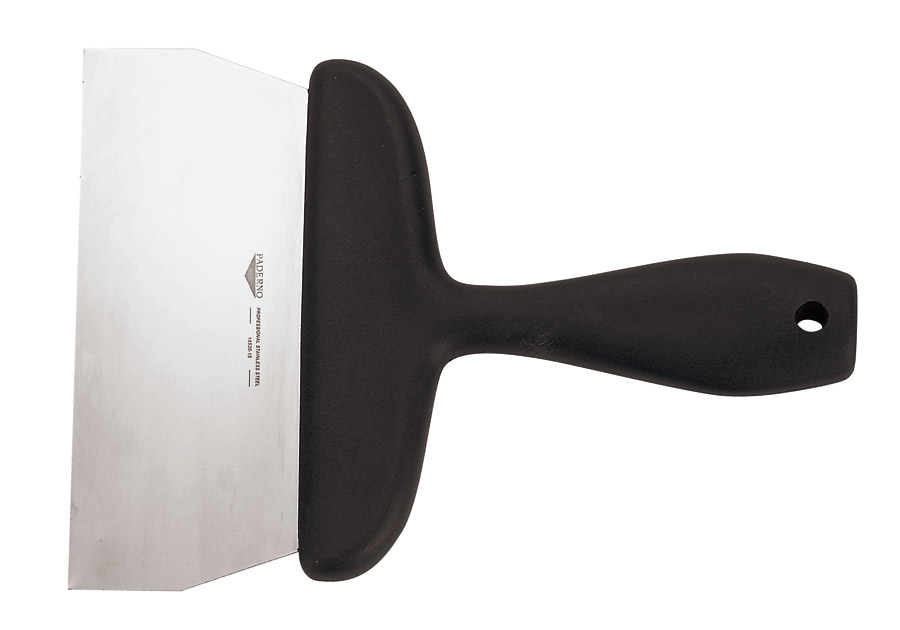 RACLETTE COUPE-PÂTE À MANCHE - 15CM X 20,5CM - INOX - PADERNO - COUPE-PÂTE