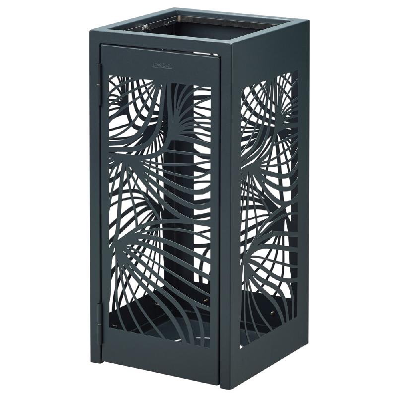 ROSSIGNOL CORBEILLE A POSER OU A FIXER BELLA 110 L ANTHRACITE MAT  - SANS CENDRIER