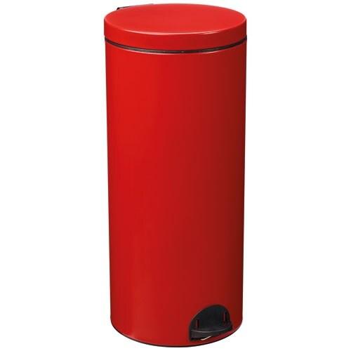 ROSSIGNOL Poubelle à pédale 30 L Rouge Carmin - Élora - 035-1158766_0