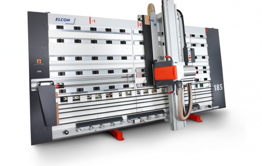 Scie à panneaux verticale DSX Elcon - universelle, puissante et précise - épaisseur max 80 mm - moteur 5.5 kW_0
