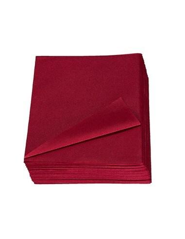 Serviettes 40x40 2Fls Bordeaux P&P 2x100un - 651T222151_0