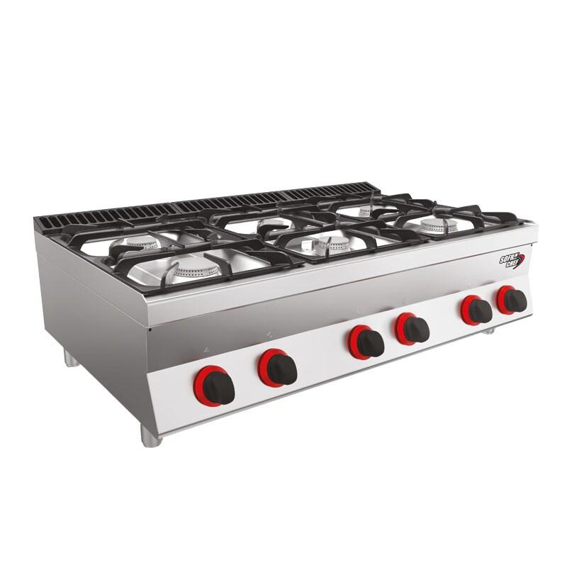 SOFRACA Sofrachef - Top 6 Feux Gaz - Réf:7ST6F46G - 7ST6F46G_0