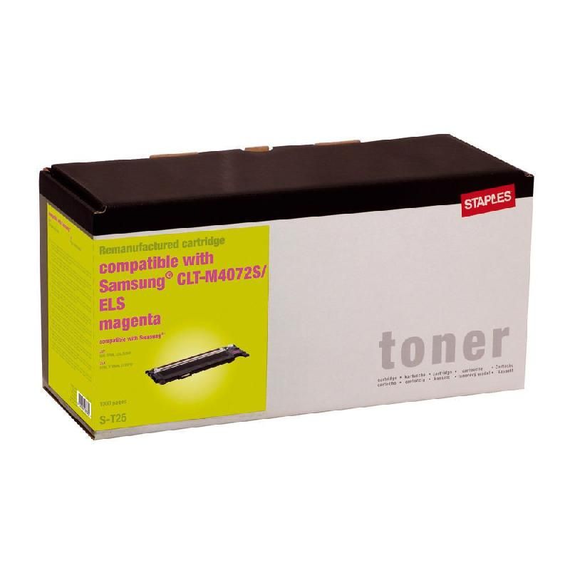 STAPLES TONER REMIS À NEUF CLT-M4072S M (4215949) - COMPATIBLE: SAMSUNG - COULEUR: MAGENTA