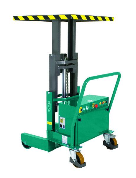 Table élévatrice électrique XG8-12V - vérin central, batterie 12V, charge 800kg_0