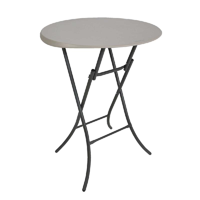 Table Pliante Mange Debout Dia 84cm 2 4 Personnes
