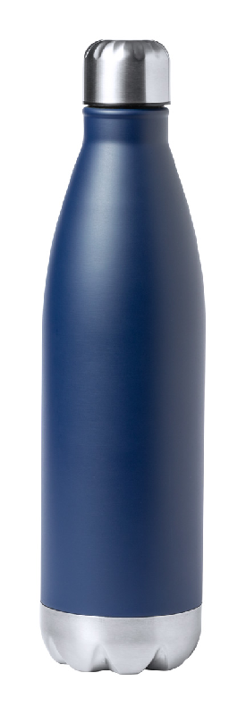 Thermos isolé en cuivre - Gourde isotherme en acier inoxydable 750 ml - Bleu foncé_0
