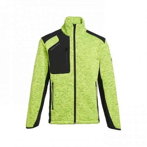 VESTE DE TRAVAIL - RENFORT EN SOFTSHELL-JAUNE FLUO-4XL NORTH WAYS