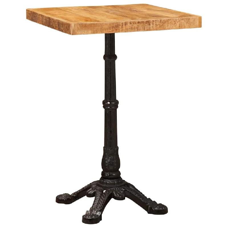 VidaXL Table bistrot Marron 50 x 50 x 76 cm Bois de mangue massif Modèle Helios Luna Élite - 42013025_0