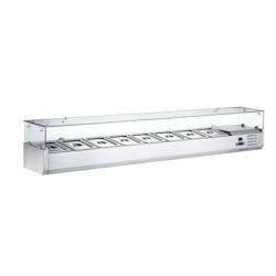 A.C.L - Présentoir réfrigéré à poser vitré droit 1800mm profondeur 335 mm - 3701647300245_0