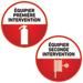 BADGES EQUIPIERS DE PREMIÈRE ET SECONDE INTERVENTION