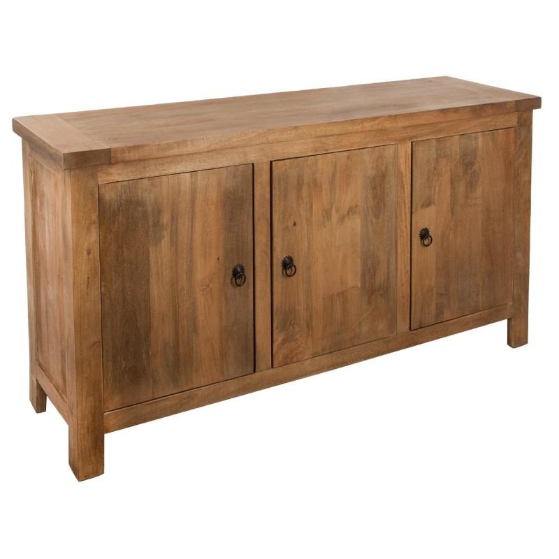 BUFFET EN BOIS VINTAGE AJMAL 160CM NATUREL - PARIS PRIX_0