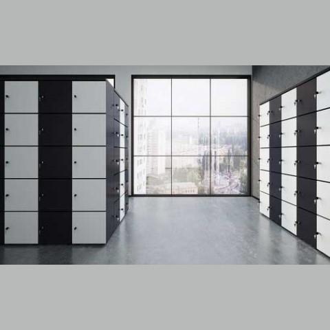 Casier vestiaire 5 cases STANDARD - multifonctionnel et sécurisé - marque MDD - garantie 5 ans_0