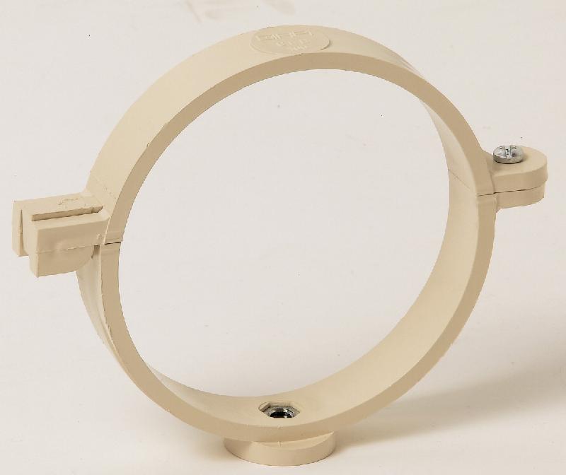 Collier de fixation en PVC sable GIRPI - résistant aux UV et à la corrosion - diamètre 100 mm - dév. 33 cm_0