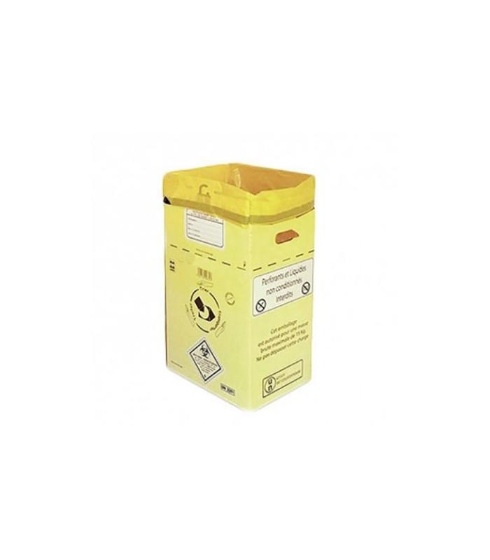 Conteneur carton DASRI 50L standard - Mercator Médical - pour collectes de déchets médicaux perforants_0