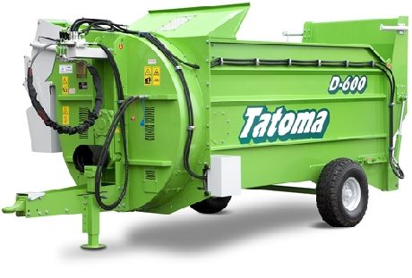 D-300 et D-600 pailleuse agricole - Grupotatoma - turbine avec couteaux - hauteur max. 2,25m/2,55m_0