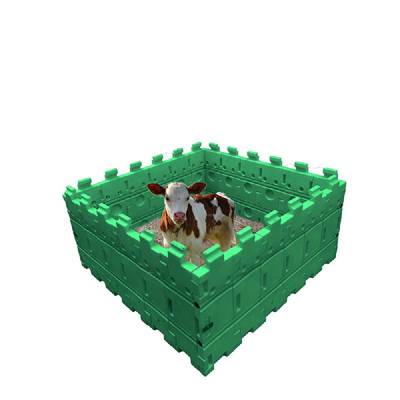 Enclos pour animaux 2,5x2,5x0,65 - polyéthylène haute densité - Plast'Up Rotomoulage_0