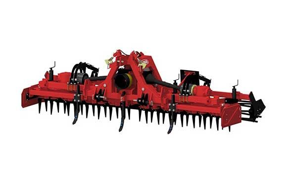 Fr110 - Fraises et herses rotatives - Forigo - largeur de travail 362 à 462 cm - système flottant exclusif et réducteur central 1000 tours/min_0