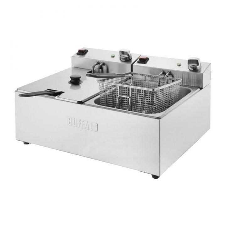 Friteuse double 2 x 5 Litres, 2 x 2800 W, 220 V - MONO_0