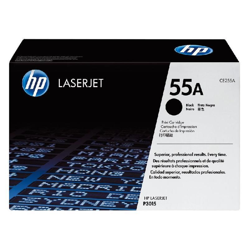 HEWLETT PACKARD TONER ORIGINAL 55A (CE255A) - COULEUR: NOIR