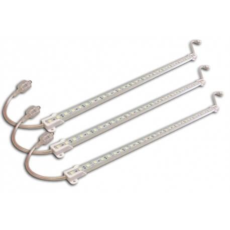 Lot de 3 réglettes LED 1m IP65 - Blanc neutre - Support aluminium - 60 LEDs/m SMD 5050_0