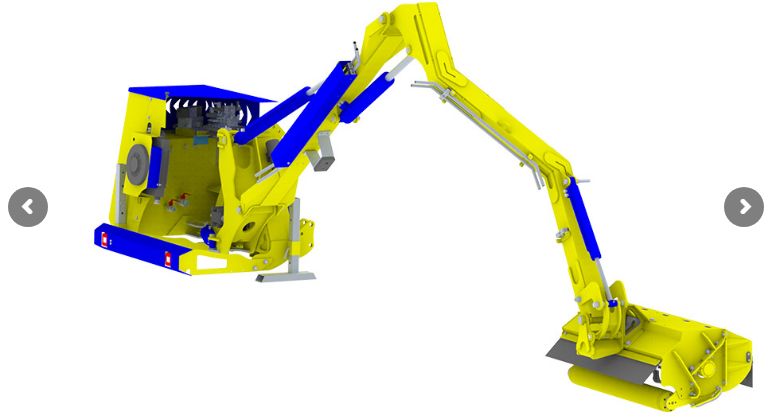 M600AX M548ASX - Broyeur forestier Marolin - 120-125 cm - Débroussailleuse hydraulique semi-professionnelle_0