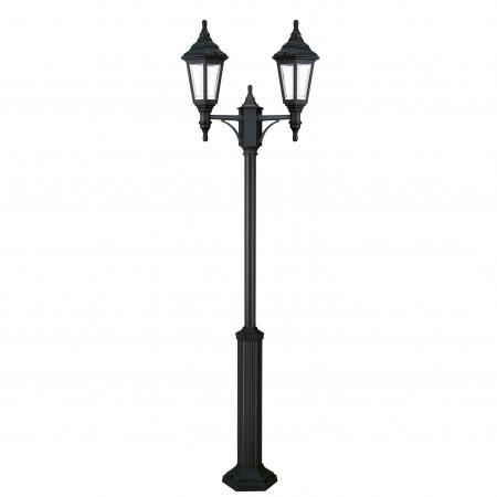 Pôle classique à 2 bras - Clic-Clac 6 - IP44 - E27 - 2x42W - Noir - Extérieur_0