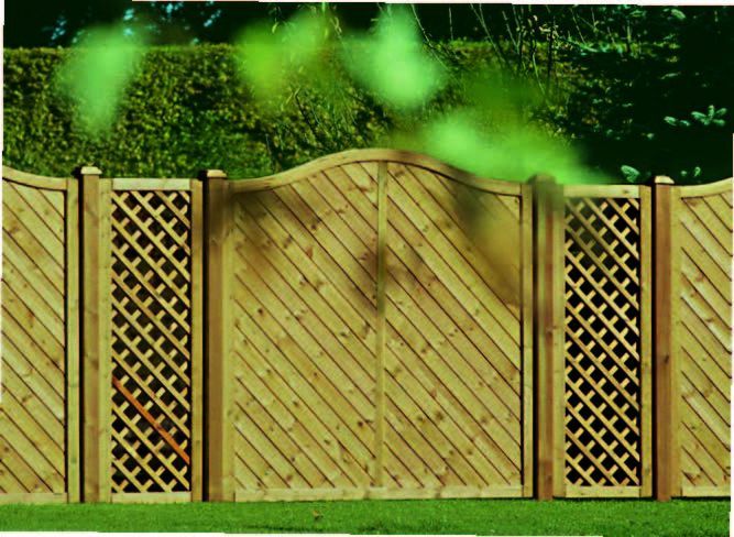 Clôture en bois panneau_0