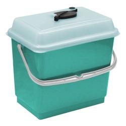 TTS Seau avec couvercle 4 litres vert - 8011706135691_0