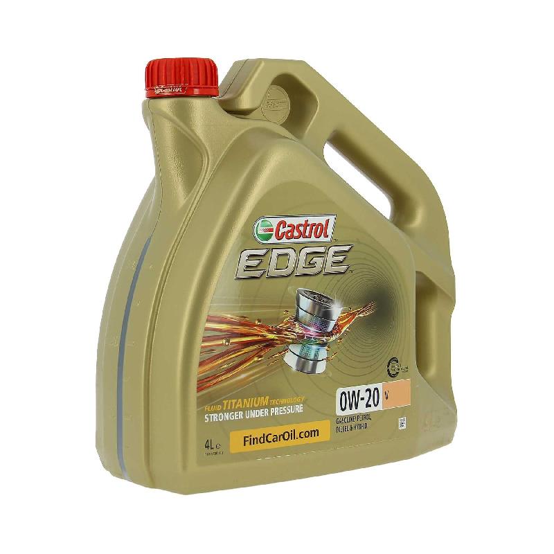 Huile moteur CASTROL EDGE 0W-20 V - 4L - Performances ACEA C5 et Volvo VCC RBS0-2AE_0