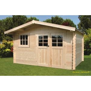 Abri de jardin en bois 34mm, salzburg - s8964-sans plancher_0