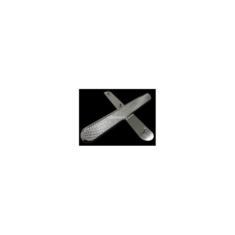 Bande de guidage en inox 316 - Easy Tactile - 280 x 30 x 4.5 mm - Antidérapant avec pointes de diamant_0