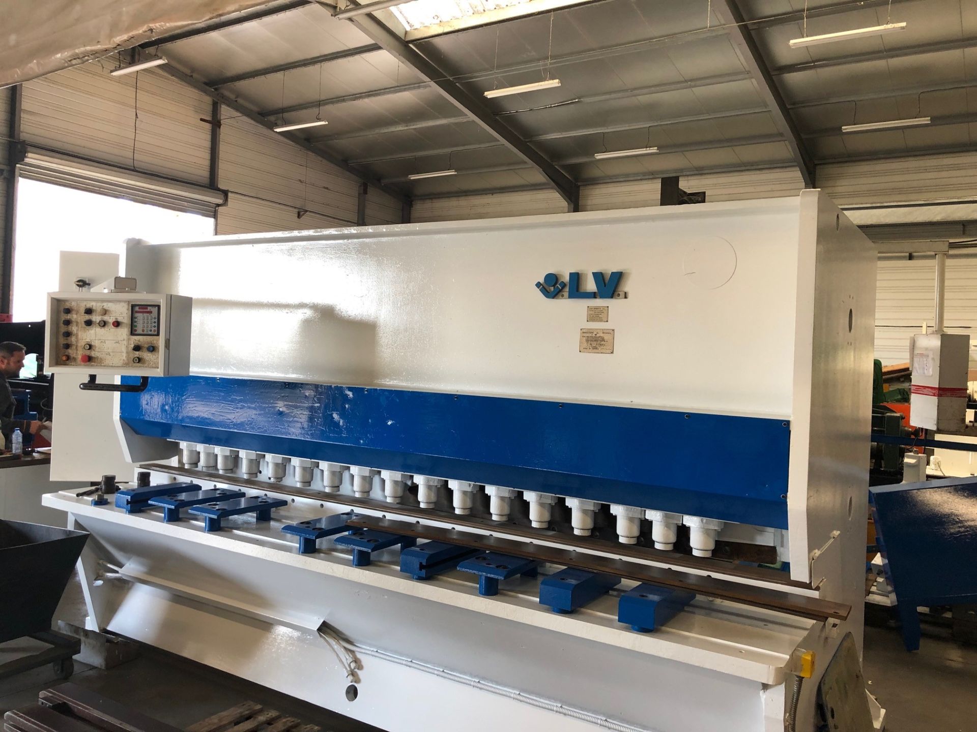 Cisaille industrielle LVD 3000 x 13 mm - Réf 3022 - Type MVN-1SH 31/13, reconditionnée avec butée programmable_0