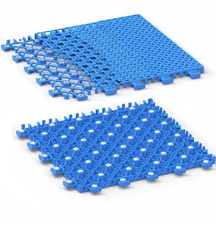 Dalle personnalisable DOUBLE-SPIN PRO - Réduction phonique pour terrains de sport de raquette et aires de jeu_0