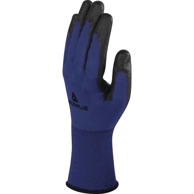 Gants de manutention tricot polyamide - paume enduite PU - jauge 18 - VV704_0